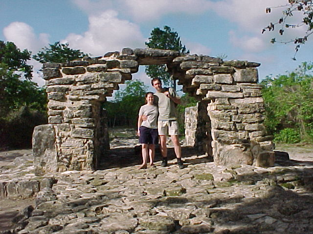 Kris and Steve under the Arch